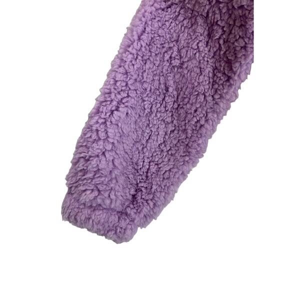 RBX Kids size M 5/6 hoodie light purple sherpa long sleeve - Picture 2 of 4